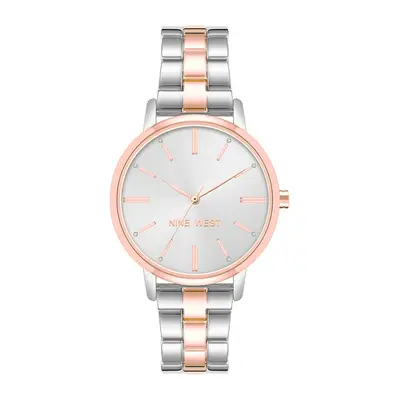Tri Tone Polished Dress Timepiece