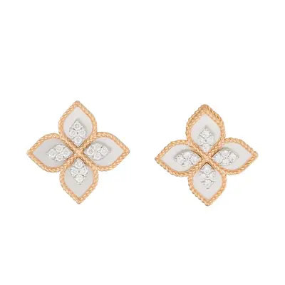Rosaline Nacre Petal Studs