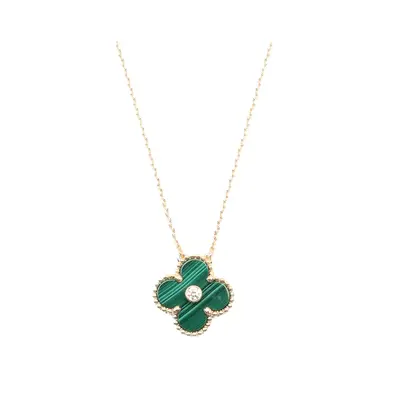 Emerald Clover Grace Pendant