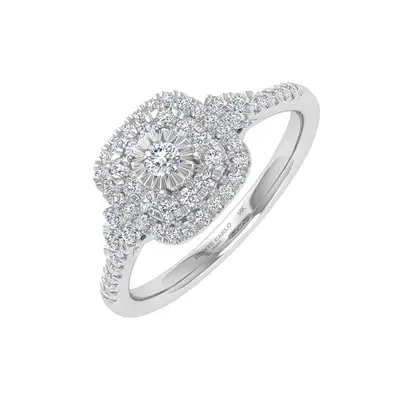 Silver Brilliant Band Ring