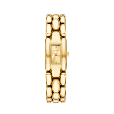Golden Link Jewelry Watch