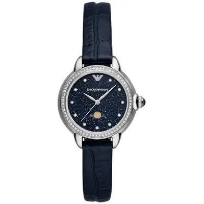 Silver Glowing Statement Timepiece