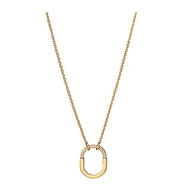 Golden Signature Statement Necklace