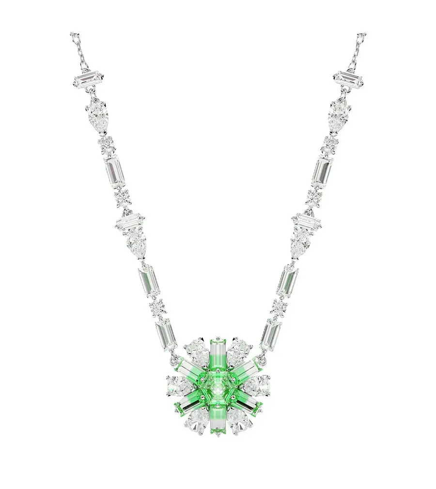 Crystal Polished Heart Necklace