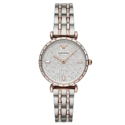Luminous Polished Classic Timepiece AR11293