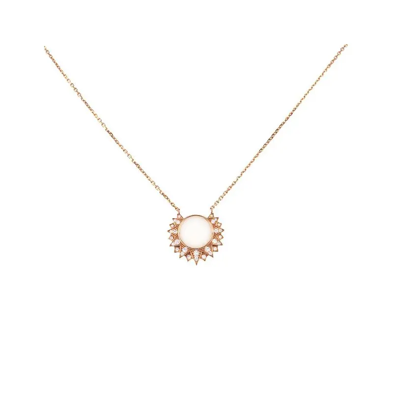 Diamond Radiant Charm Necklace