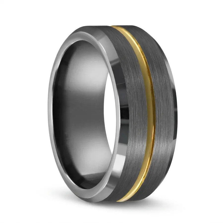 Black Iconic Band Ring