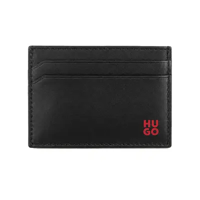 HUGO Black Card Holder