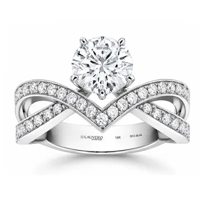 Étoile Crossover Diamond Ring