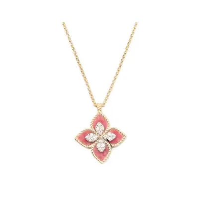 Diamond Velvet Heart Necklace