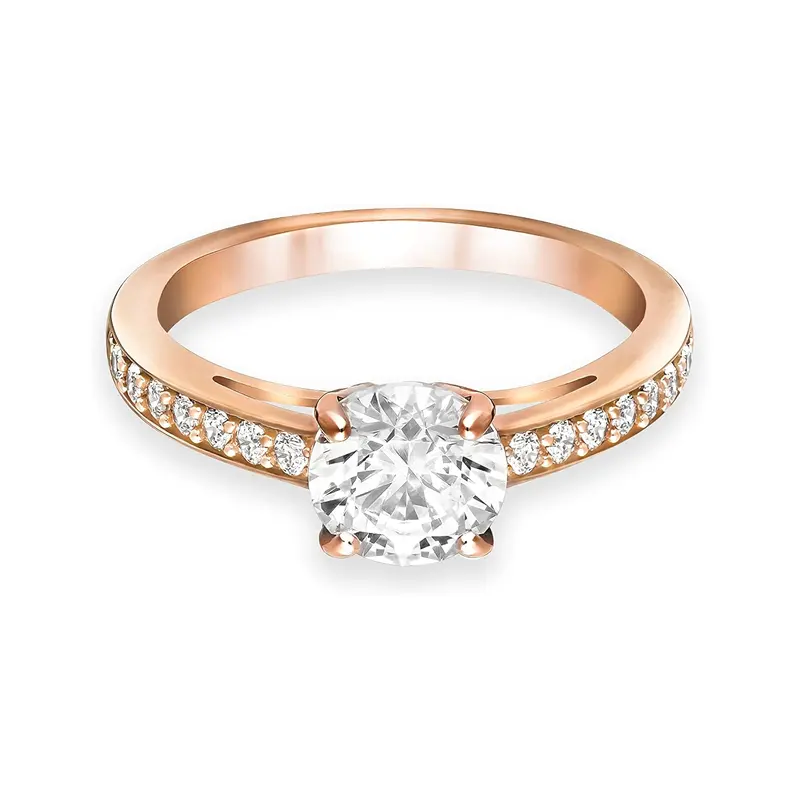 Polished Luminous Halo Ring