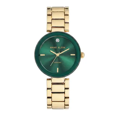 Golden Luminous Statement Timepiece