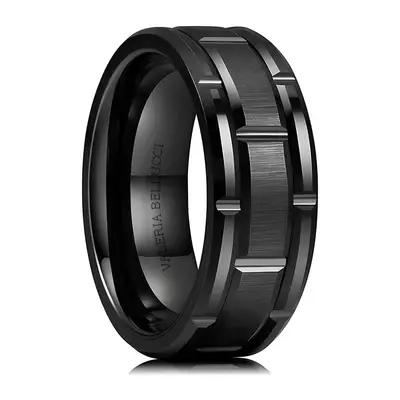 Black Prestige Band Ring