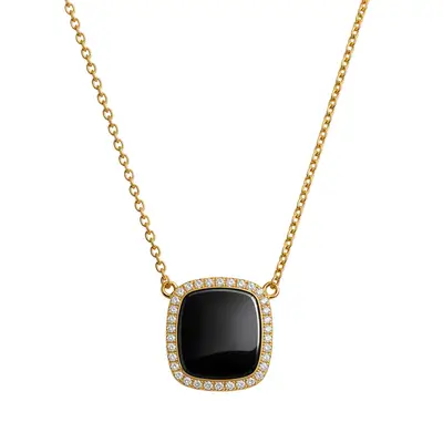 Luminous Polished Drop Necklace