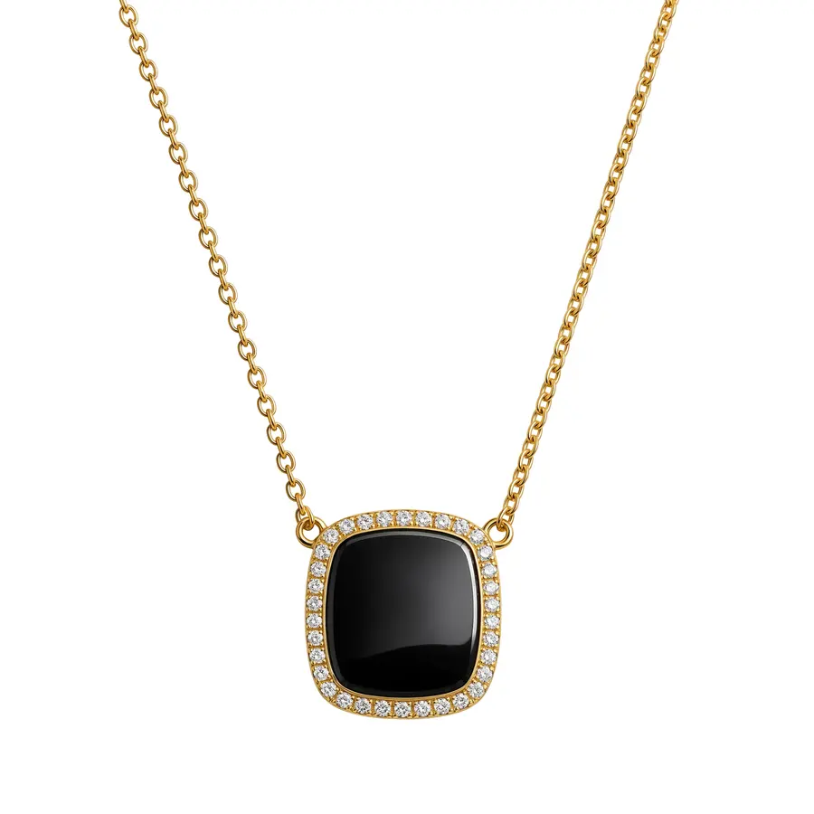 Luminous Polished Drop Necklace