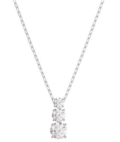 Crystal Sleek Drop Necklace
