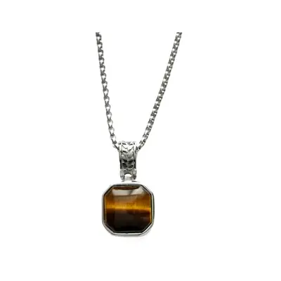 Polished Signature Charm Necklace