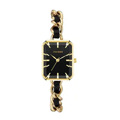 Black Noir Leather Timepiece