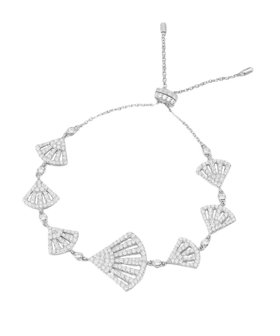 Crystal Graceful Bangle Bracelet