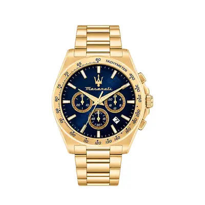 Gold Tone Chronograph Watch
