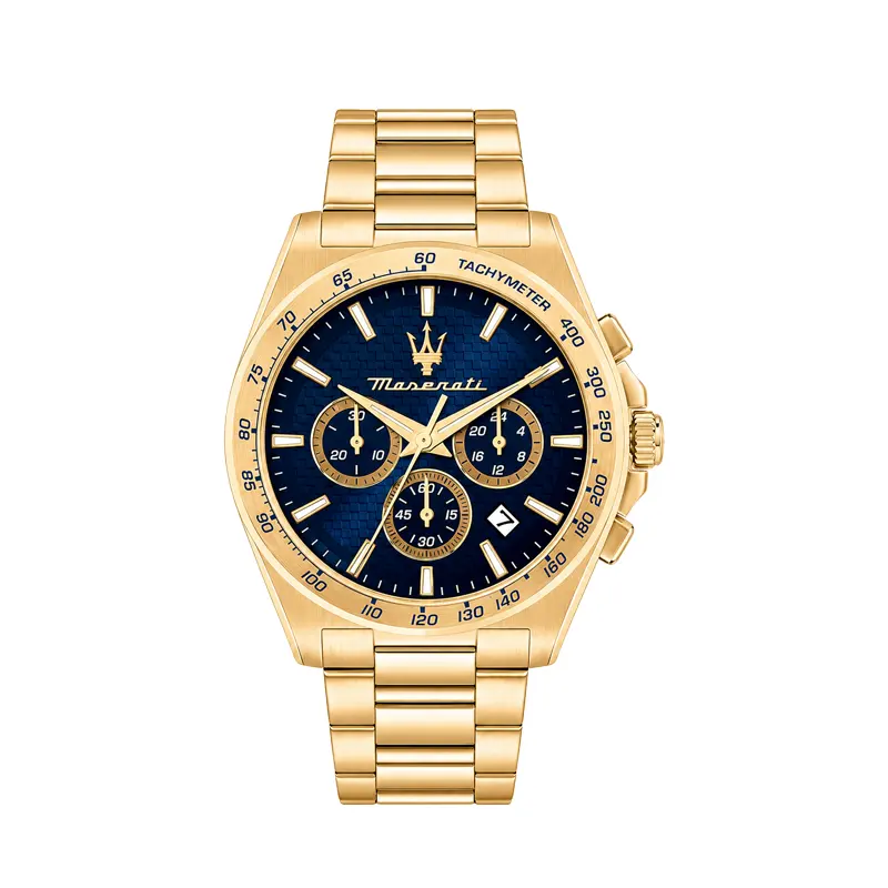 Gold Tone Chronograph Watch