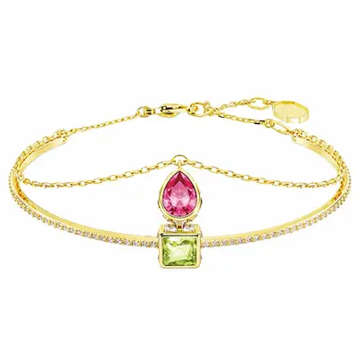 Crystal Polished Bangle Bracelet