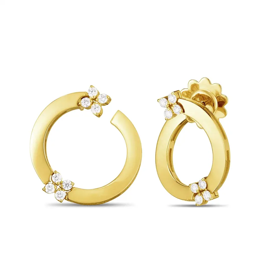 Oréliane Crescent Blossom Hoops