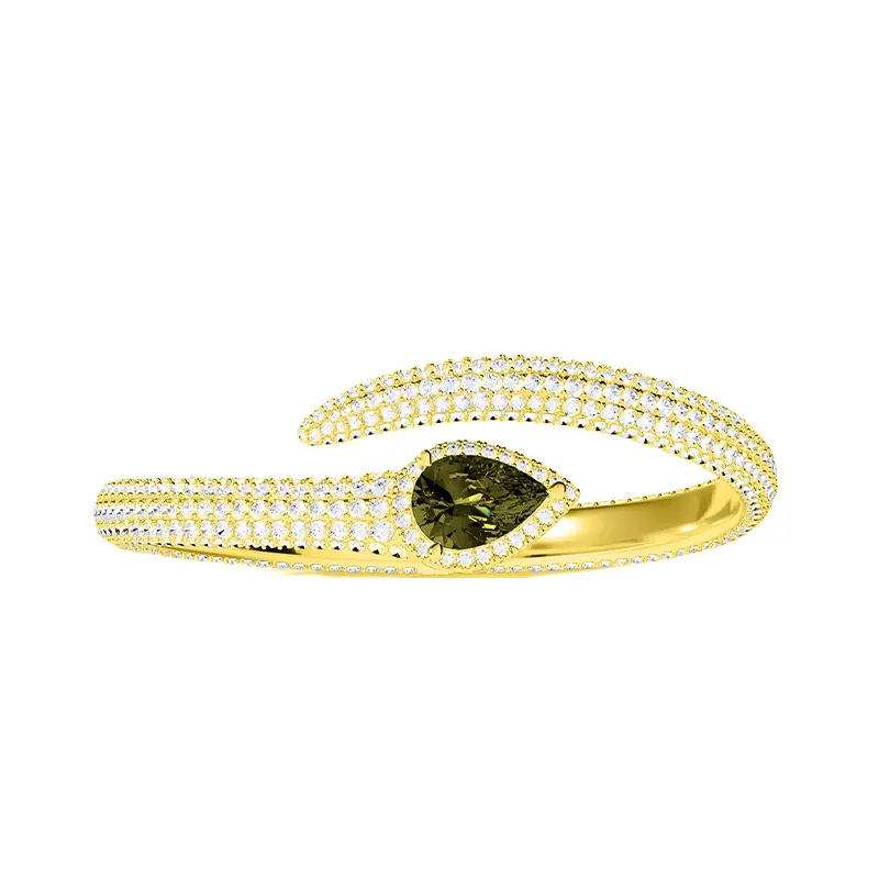 Tri Tone Classic Tennis Bracelet