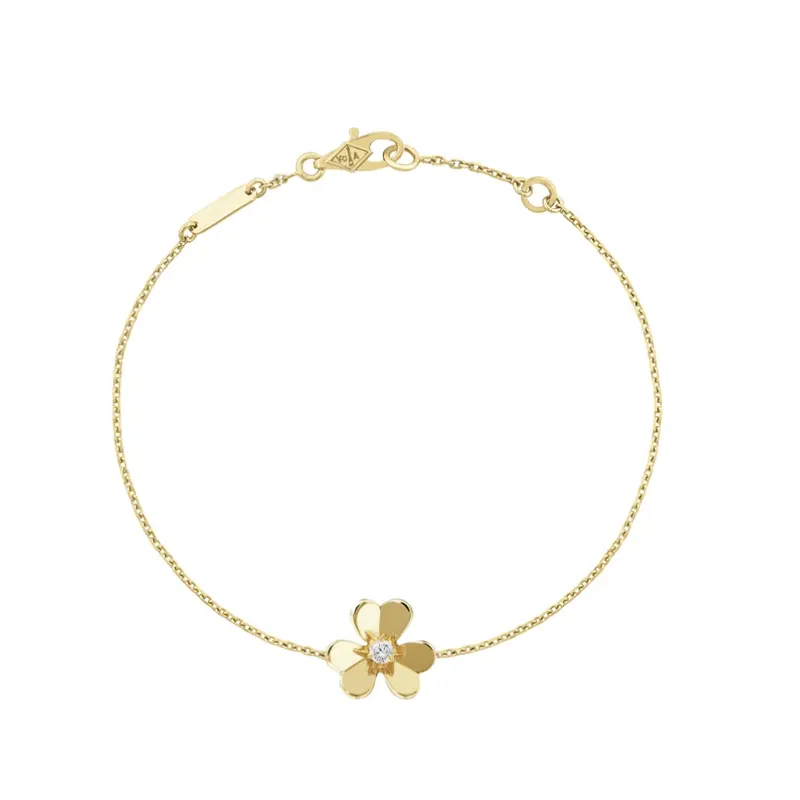 Golden Blossom Diamond Bracelet