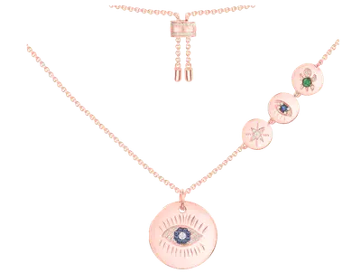 Crystal Tailored Heart Necklace
