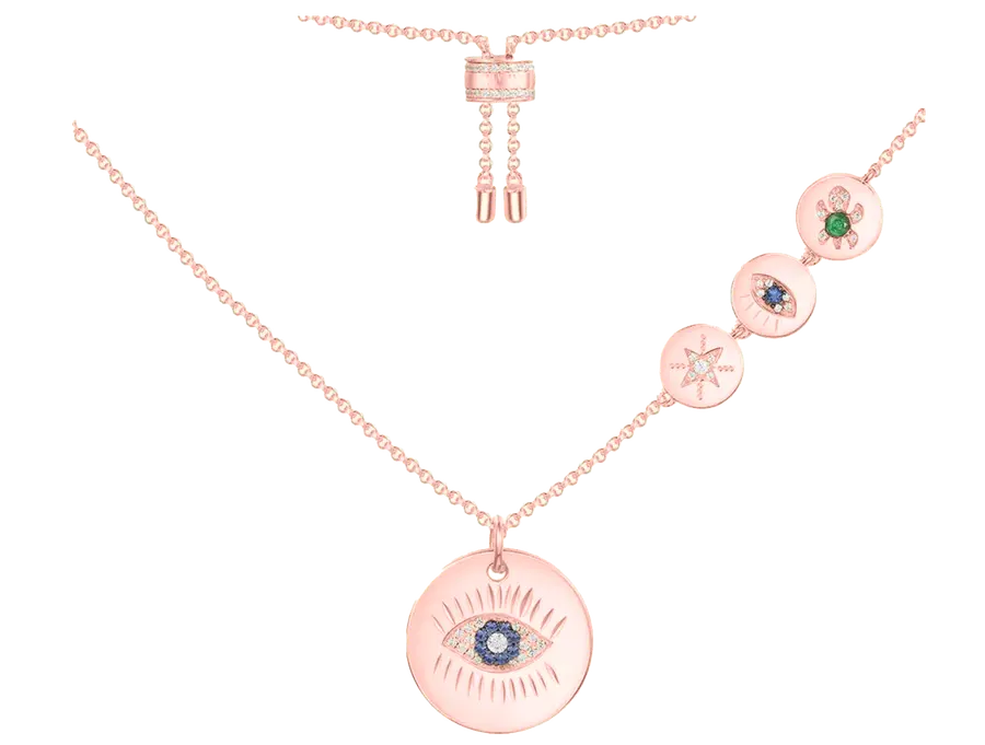 Crystal Tailored Heart Necklace