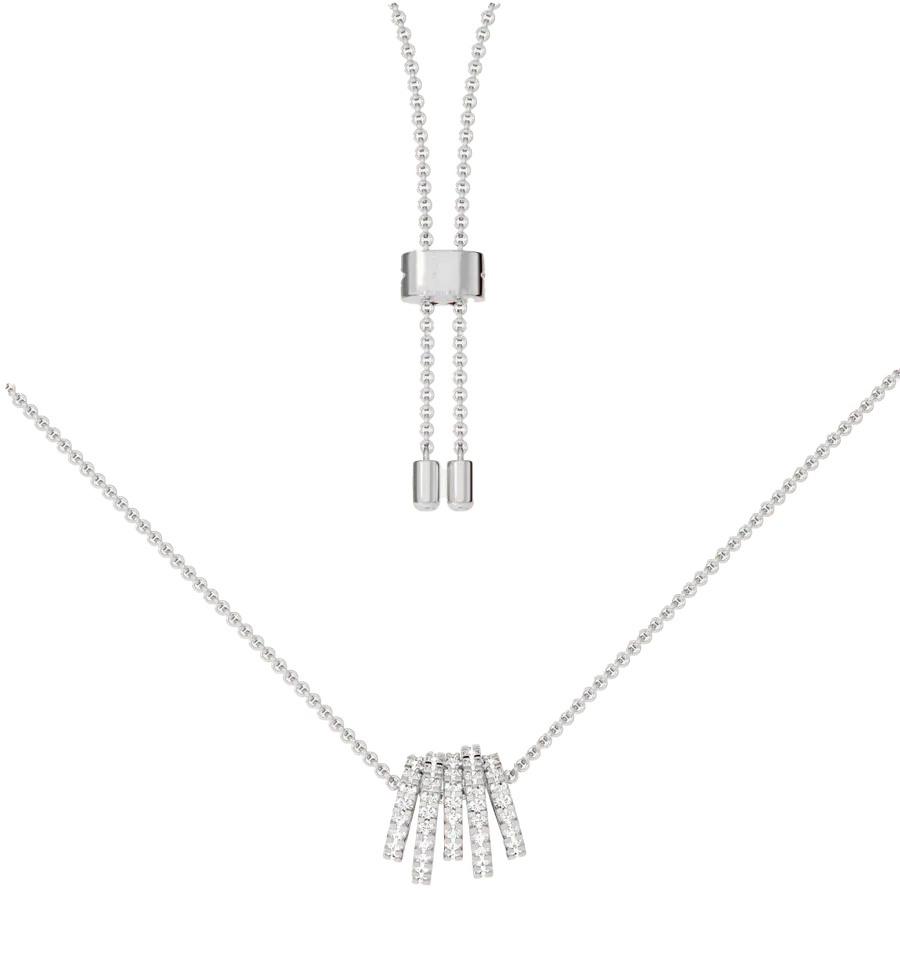 Crystal Radiant Statement Necklace