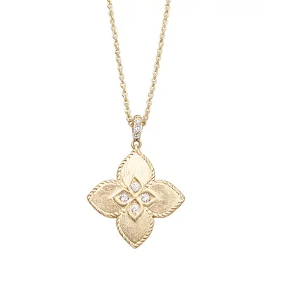 Diamond Classic Pendant Necklace