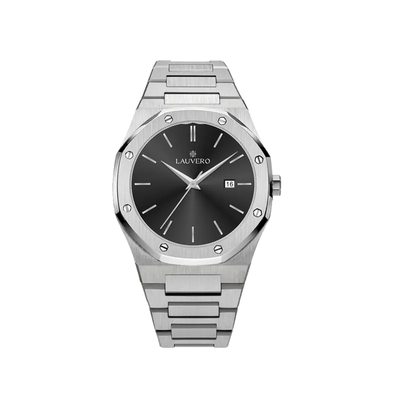 Black Bold Statement Timepiece