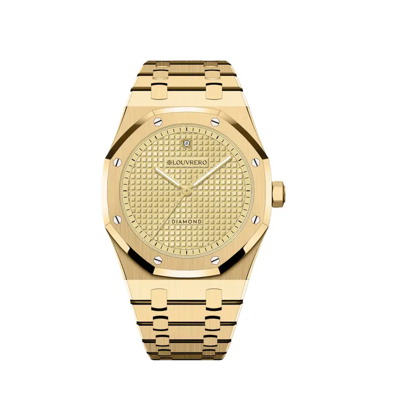 Golden Graceful Classic Timepiece