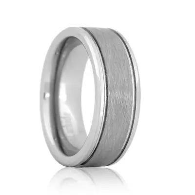 Black Delicate Band Ring