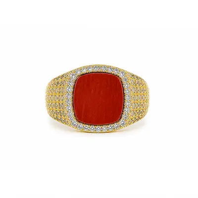 Black Prestige Charm Ring