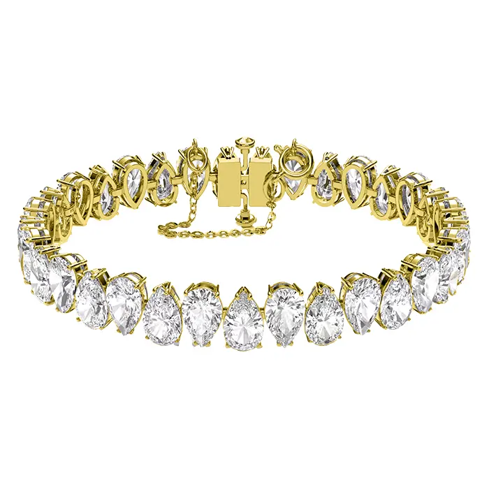 Crystal Polished Accent Bracelet