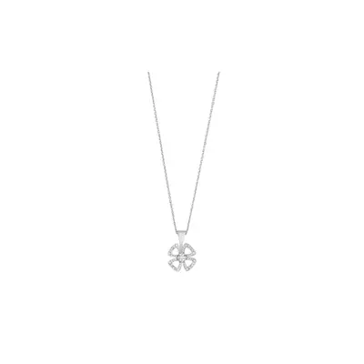 Tri Tone Opulent Pendant Necklace
