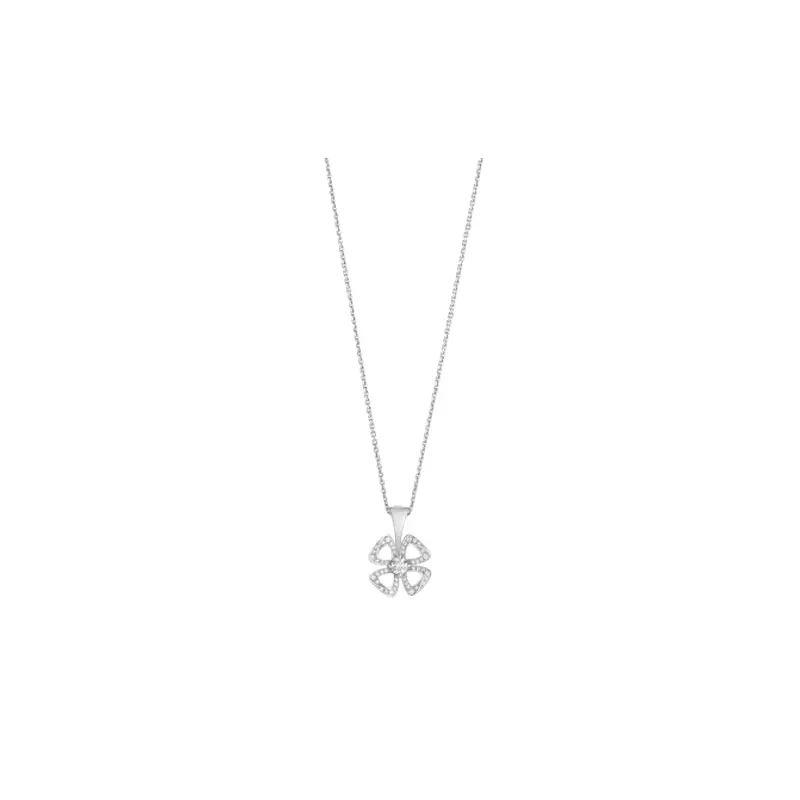 Tri Tone Opulent Pendant Necklace