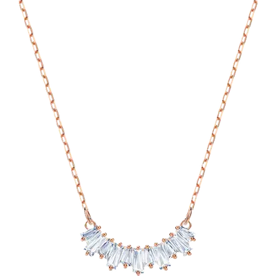 Crystal Polished Chain Necklace