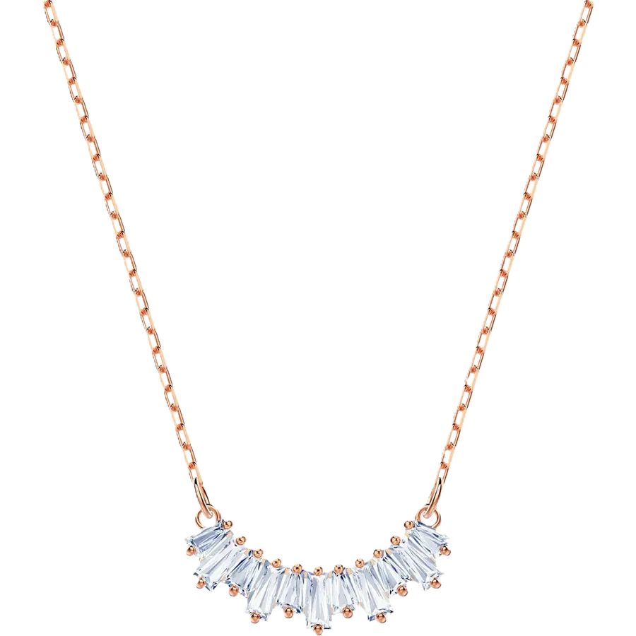 Crystal Polished Chain Necklace