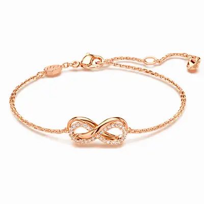 Tri Tone Modern Charm Bracelet