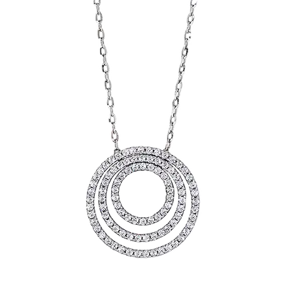 Black Graceful Heart Necklace