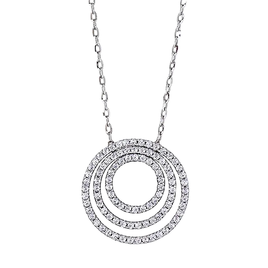 Black Graceful Heart Necklace
