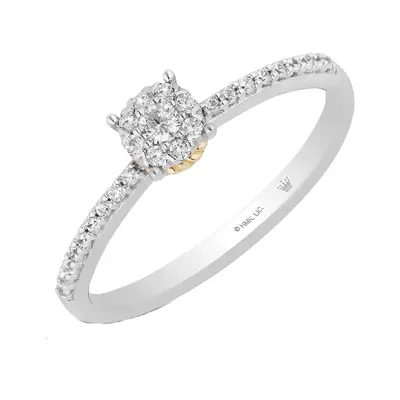 Black Bold Charm Ring