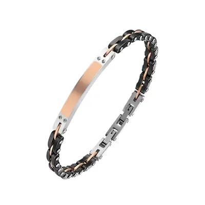 Black Silken Charm Bracelet