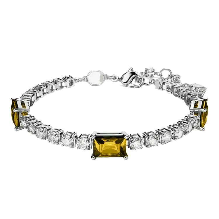 Crystal Signature Cuff Bracelet