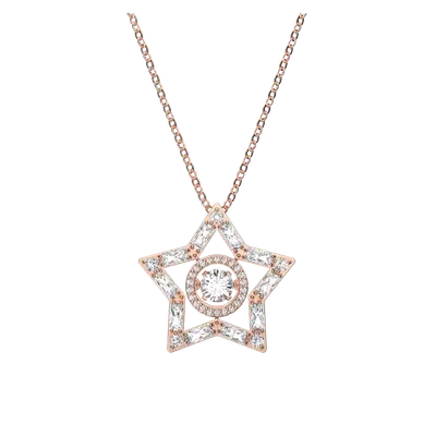 Crystal Golden Drop Necklace