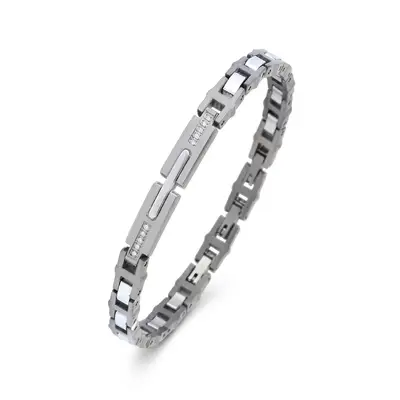 Black Delicate Tennis Bracelet